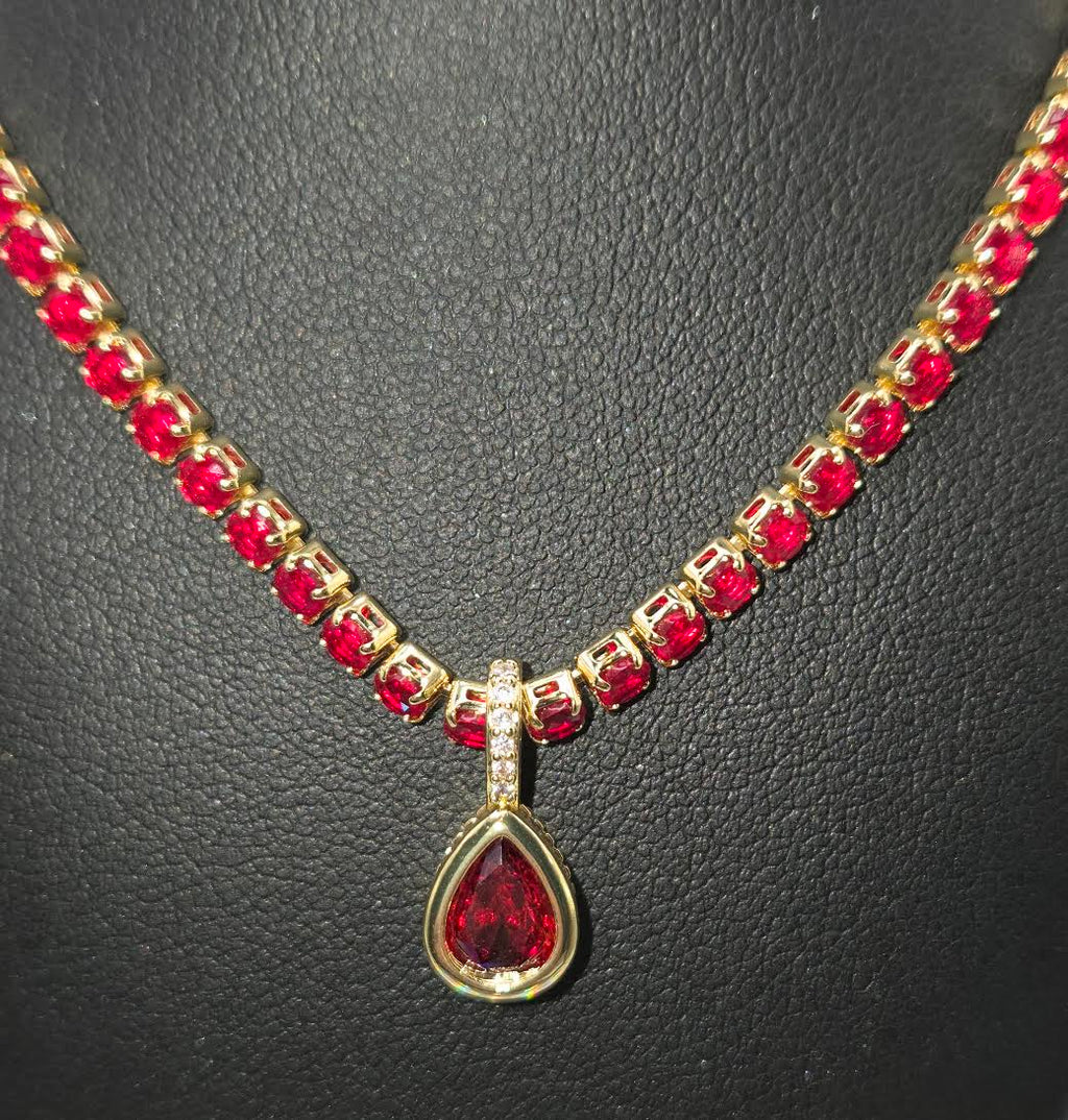 Red Hot Choker necklace
