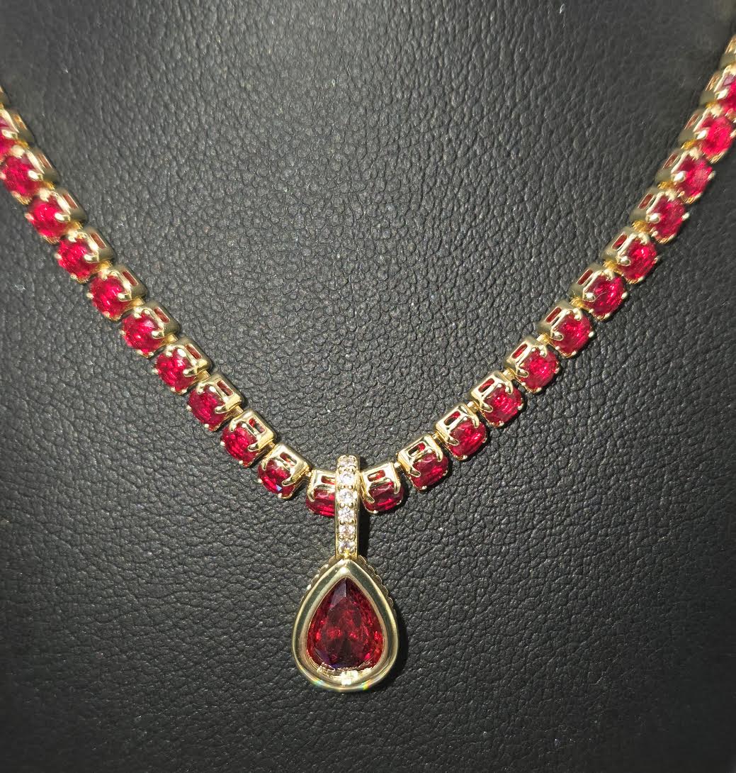 Red Hot Choker necklace