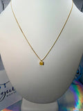 Yellow Dot Necklace