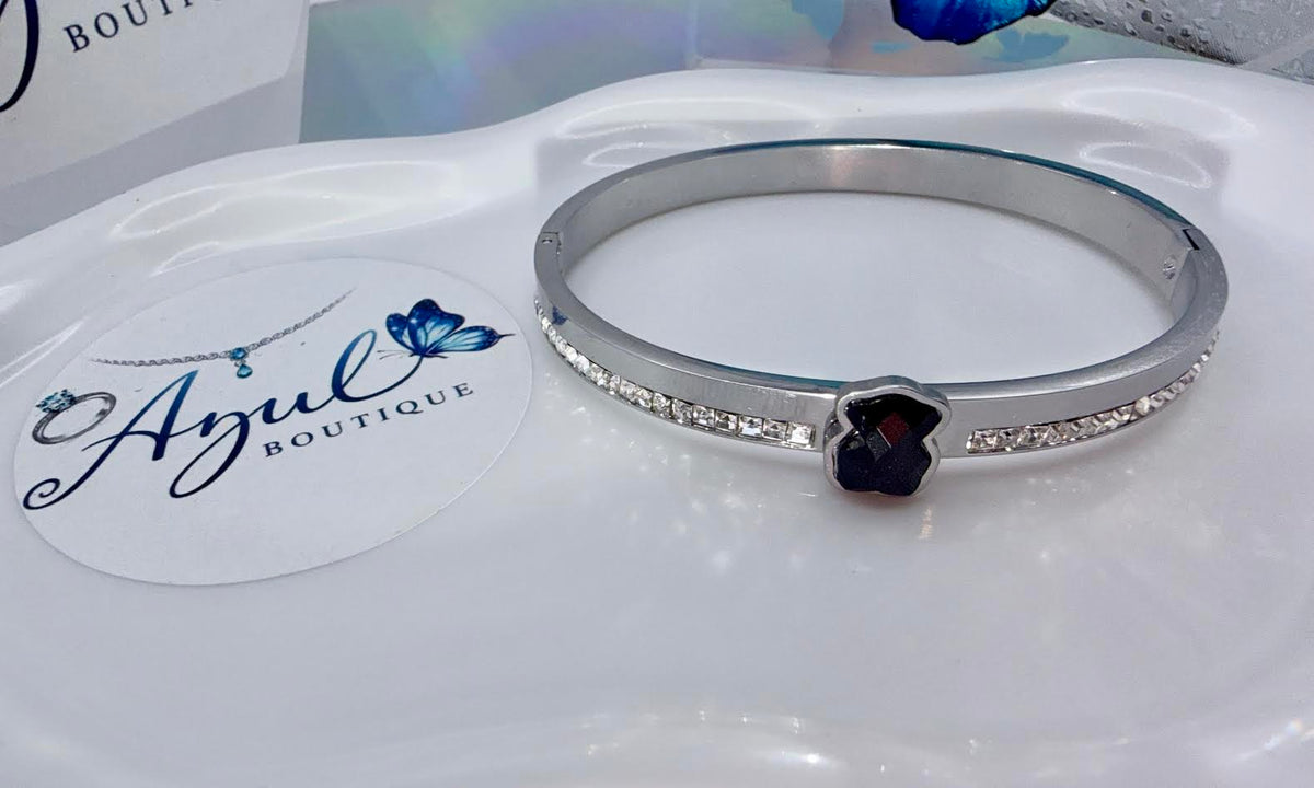 Little black bear bangle