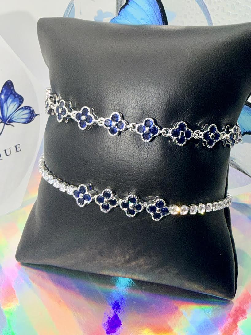 Deep blue sea bracelets set