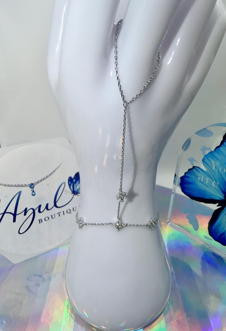 Silver-tone Hand chain