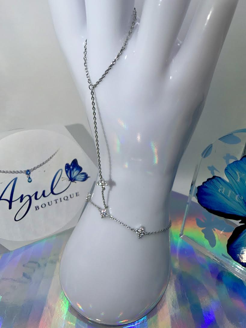 Silver-tone Hand chain