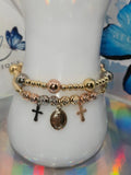 3-Tone Bracelets set