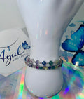 Multicolor combo silver tone