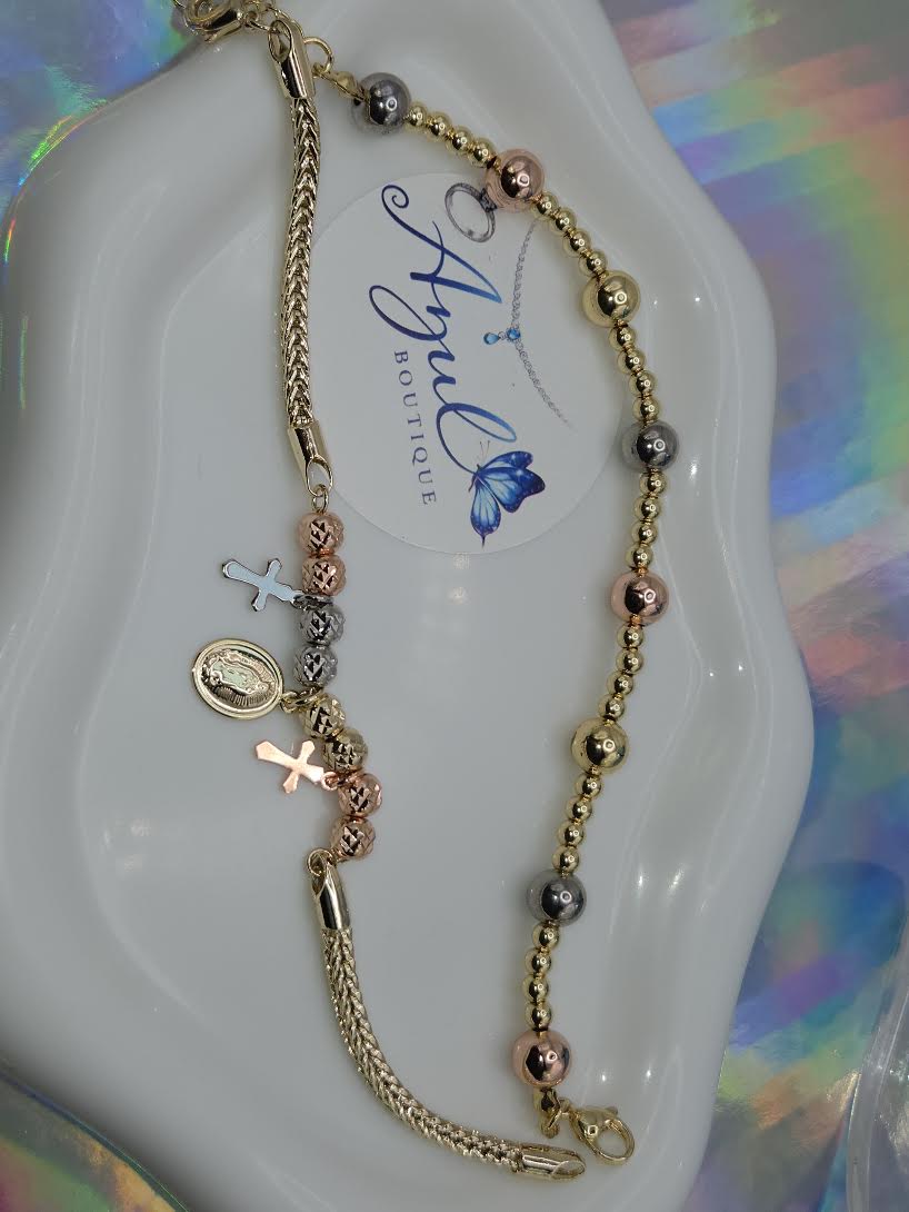 3-Tone Bracelets set