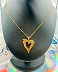Crooked Heart Necklace