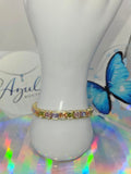 Square pastel multicolor bracelets