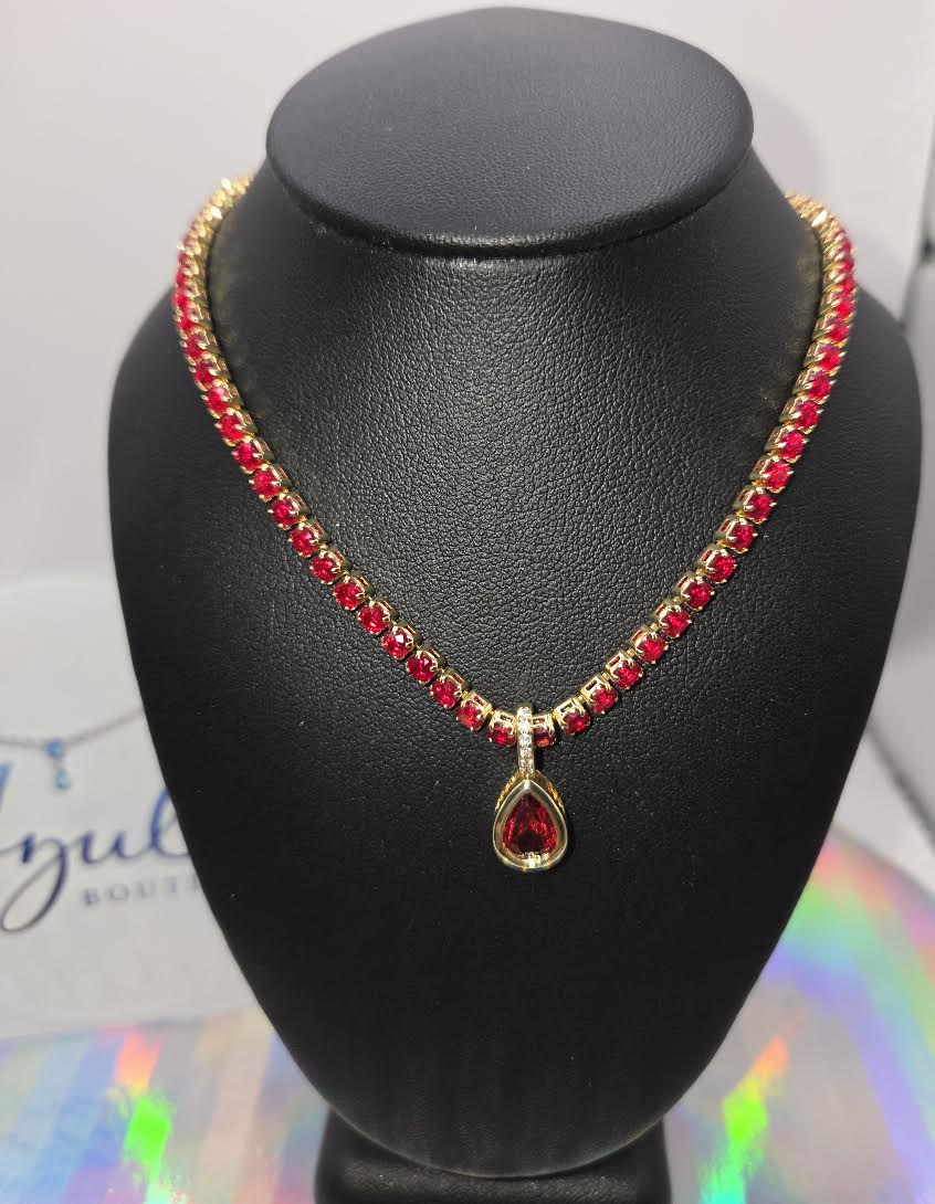 Red Hot Choker necklace