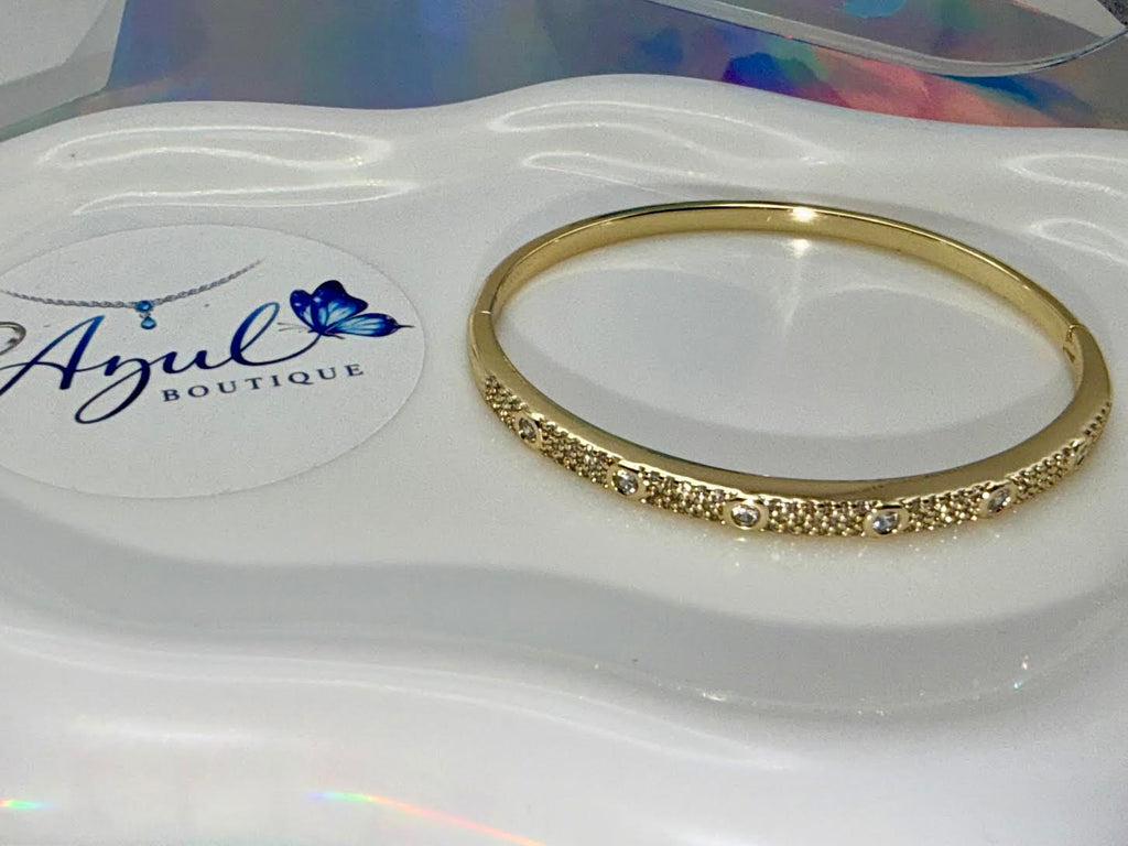 Wavy bangle set