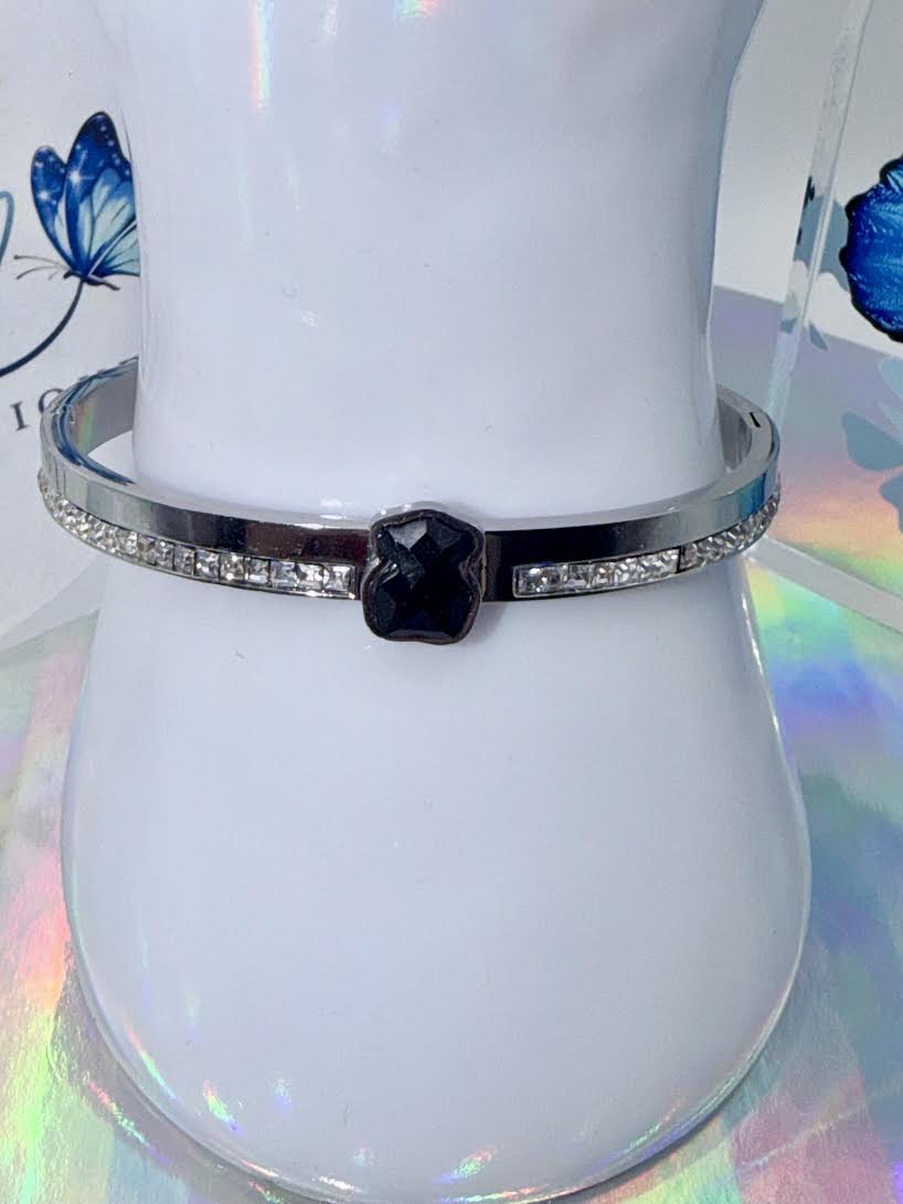 Little black bear bangle