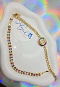 Religious multicolor bracelet set