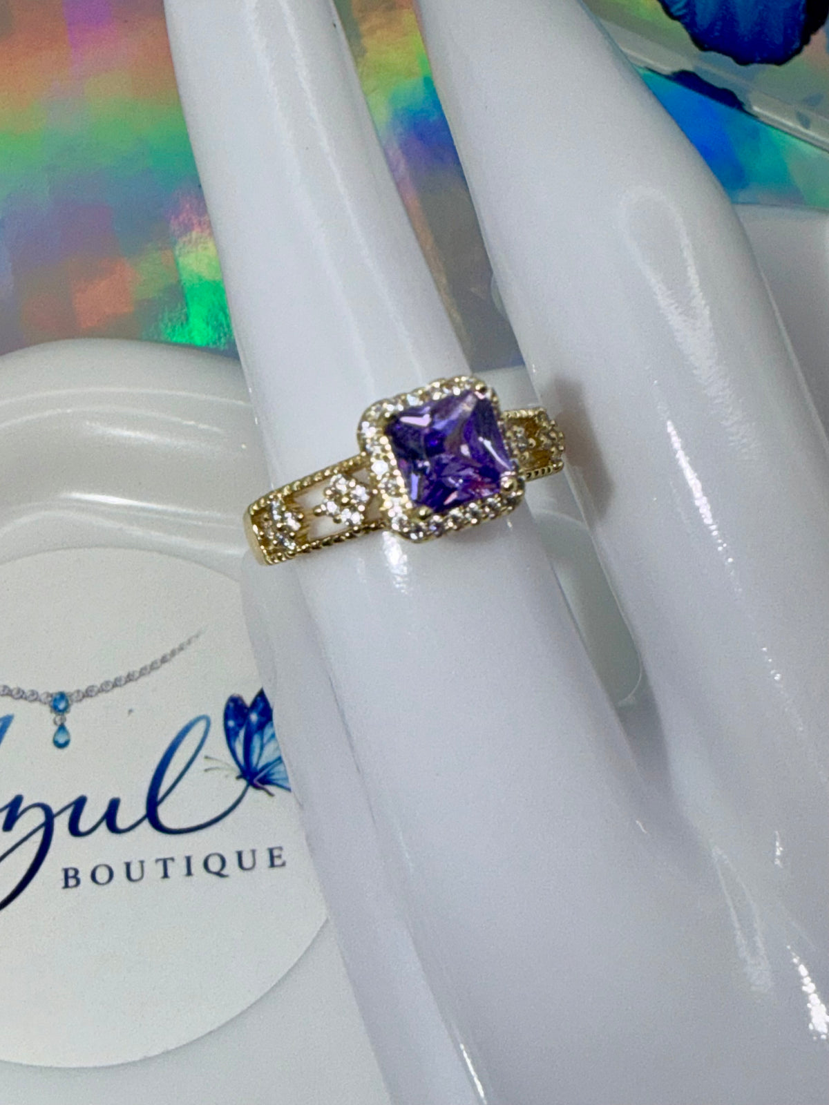 Purple Gem Ring