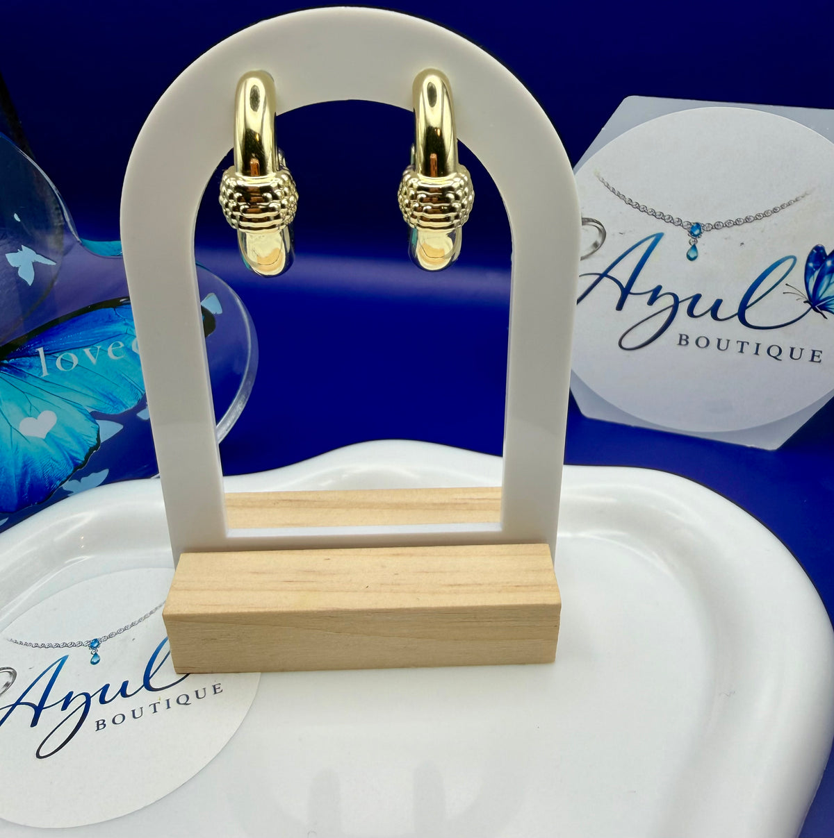Chunky Hoop Earrings
