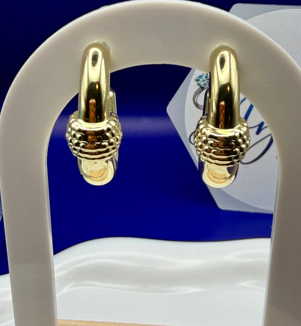 Chunky Hoop Earrings