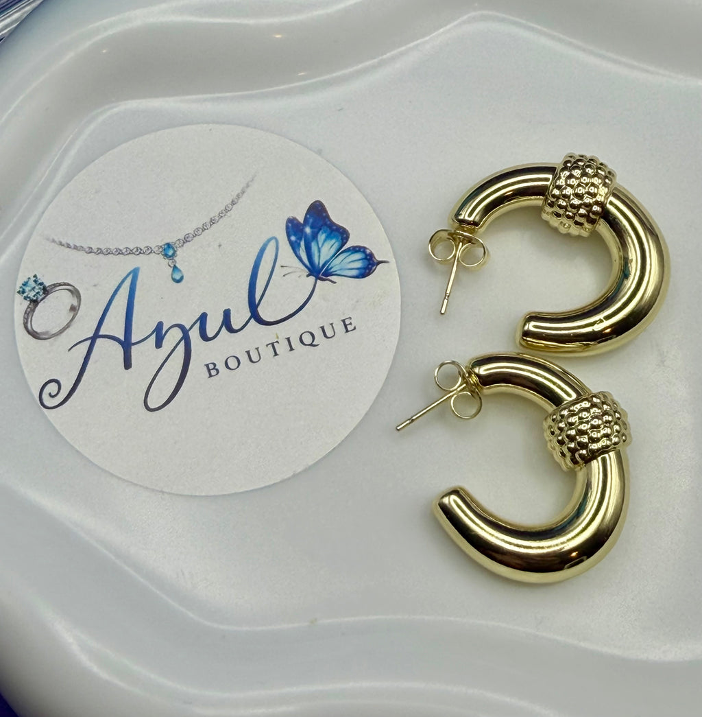Chunky Hoop Earrings