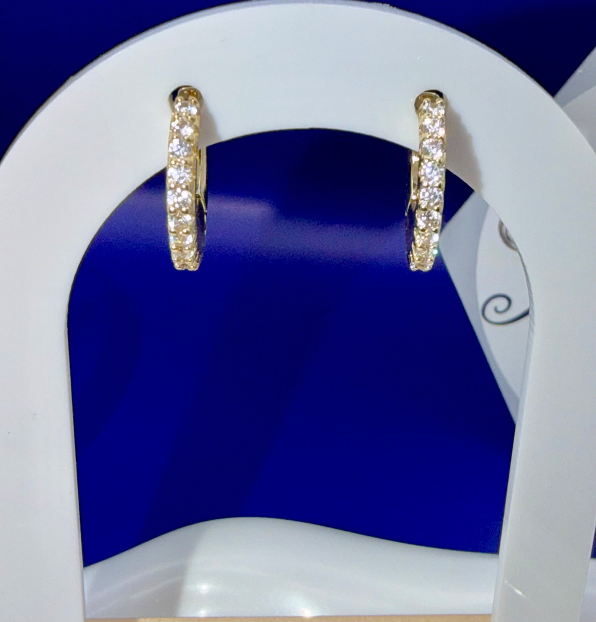Sparkly Little Hoop Earrings