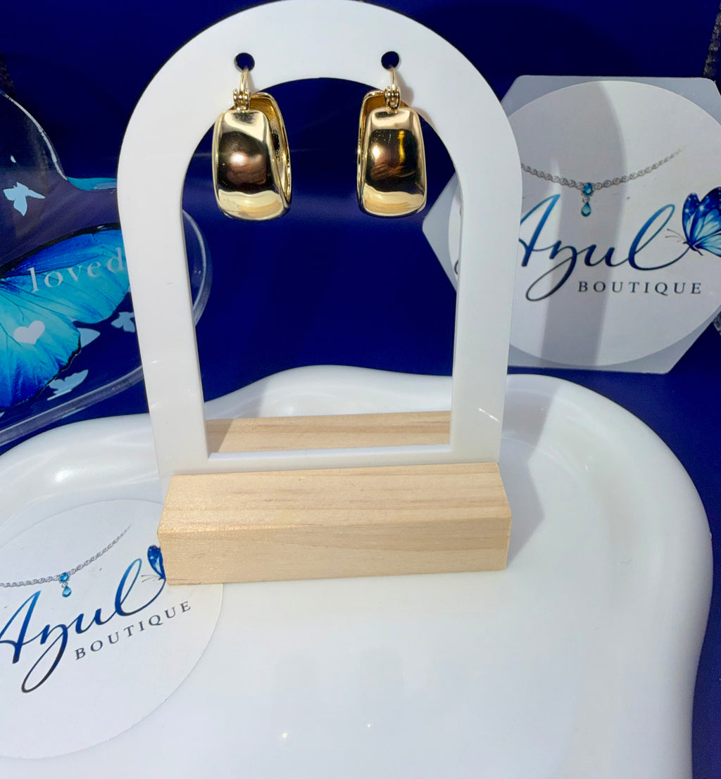 Gold Medium Hoop Earrings