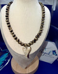 Gray Cat Eye Stone Necklace
