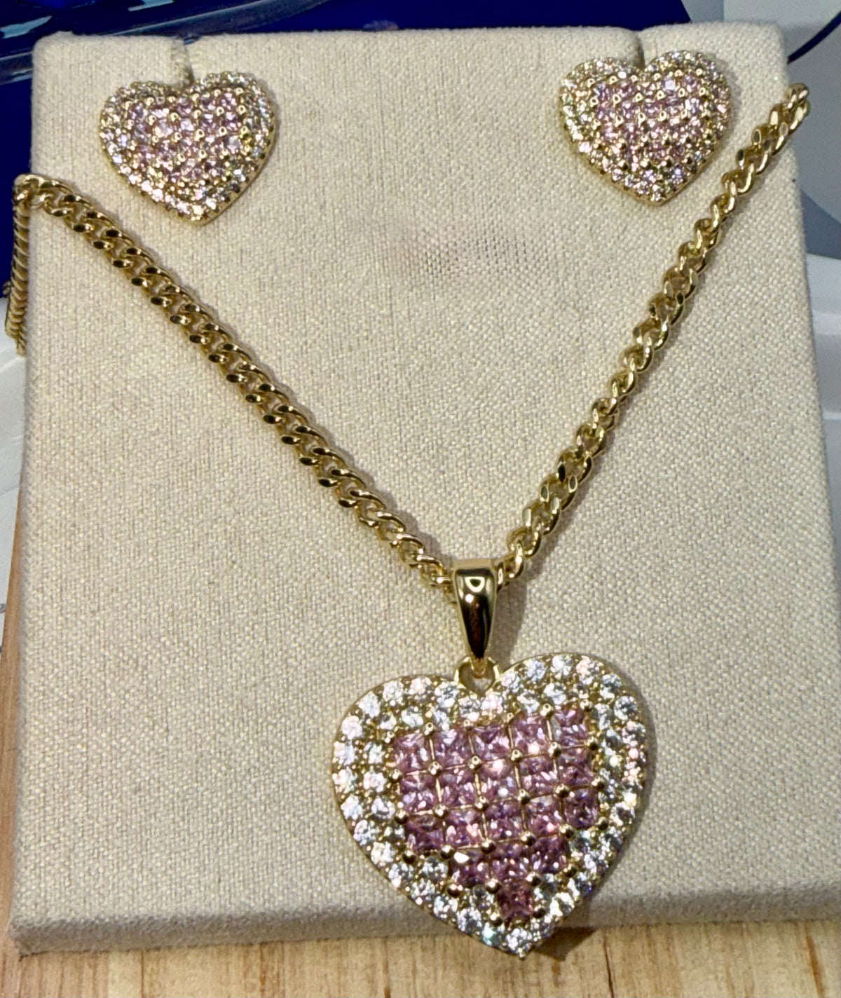 Azul Boutique-Light Pink Heart of Elegance Set