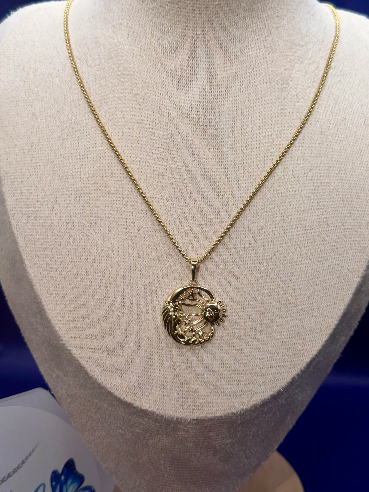 Sun and Moon necklace