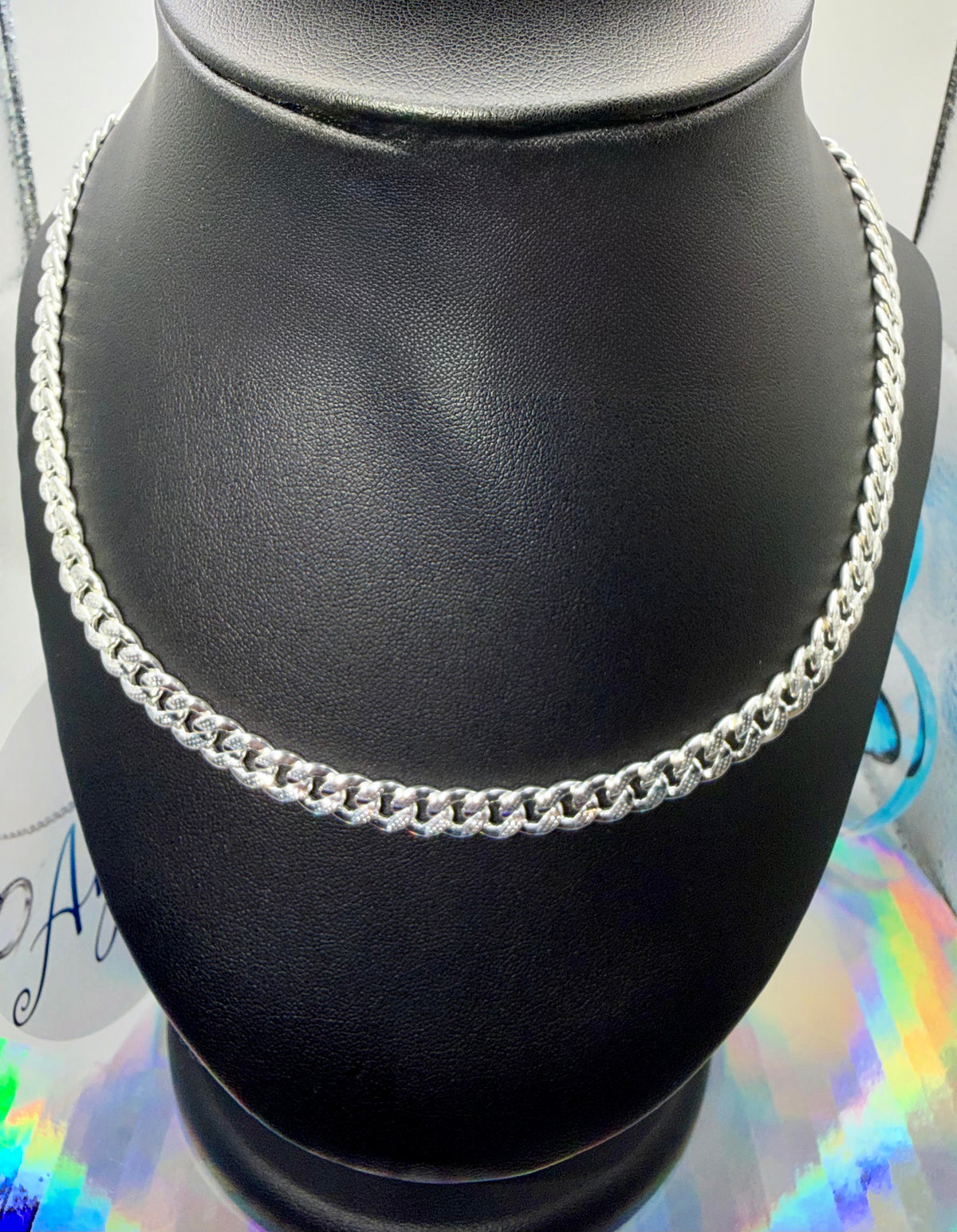 Cuban link silver chain