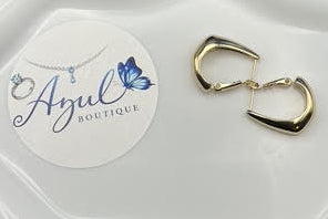 J Shaped Earrings