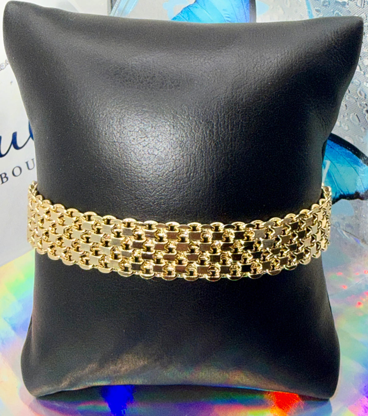 Wide Band Bracelet