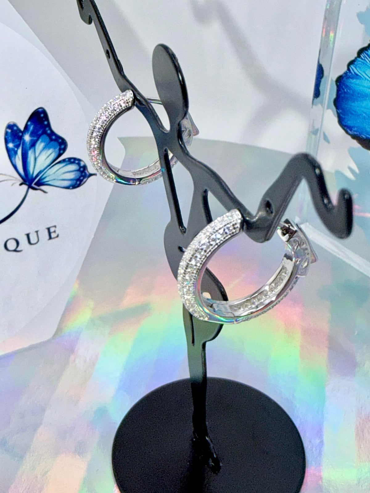Shiny Hoop earrings