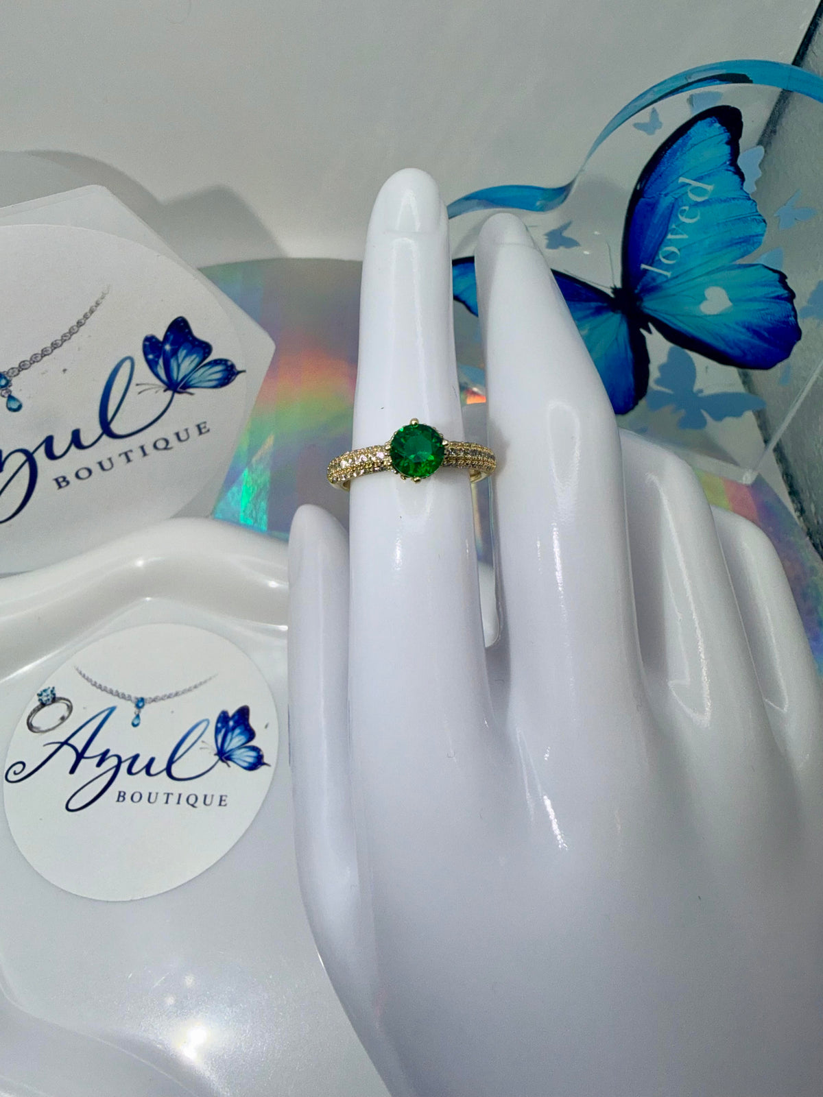 Emerald Glow Ring