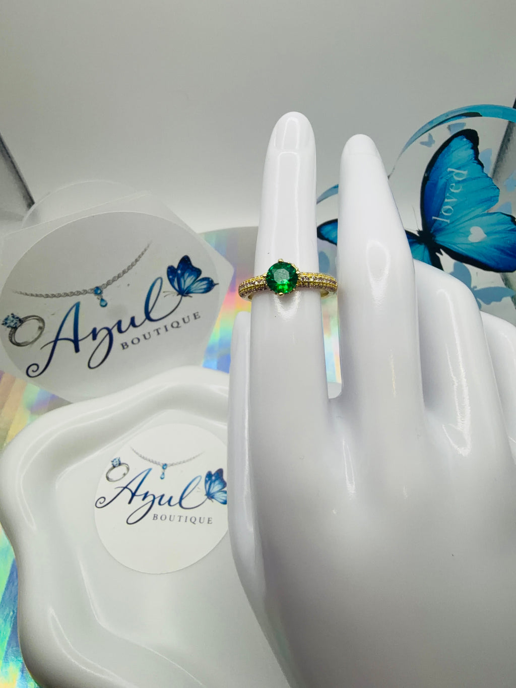 Emerald Glow Ring