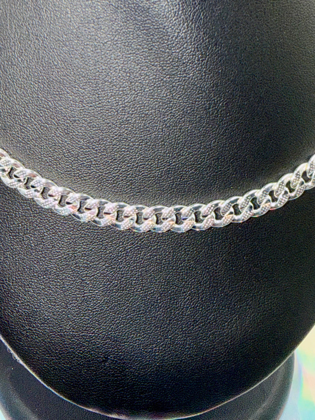 Cuban link silver chain