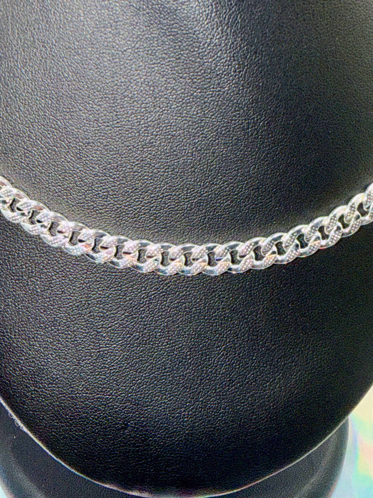 Cuban link silver chain
