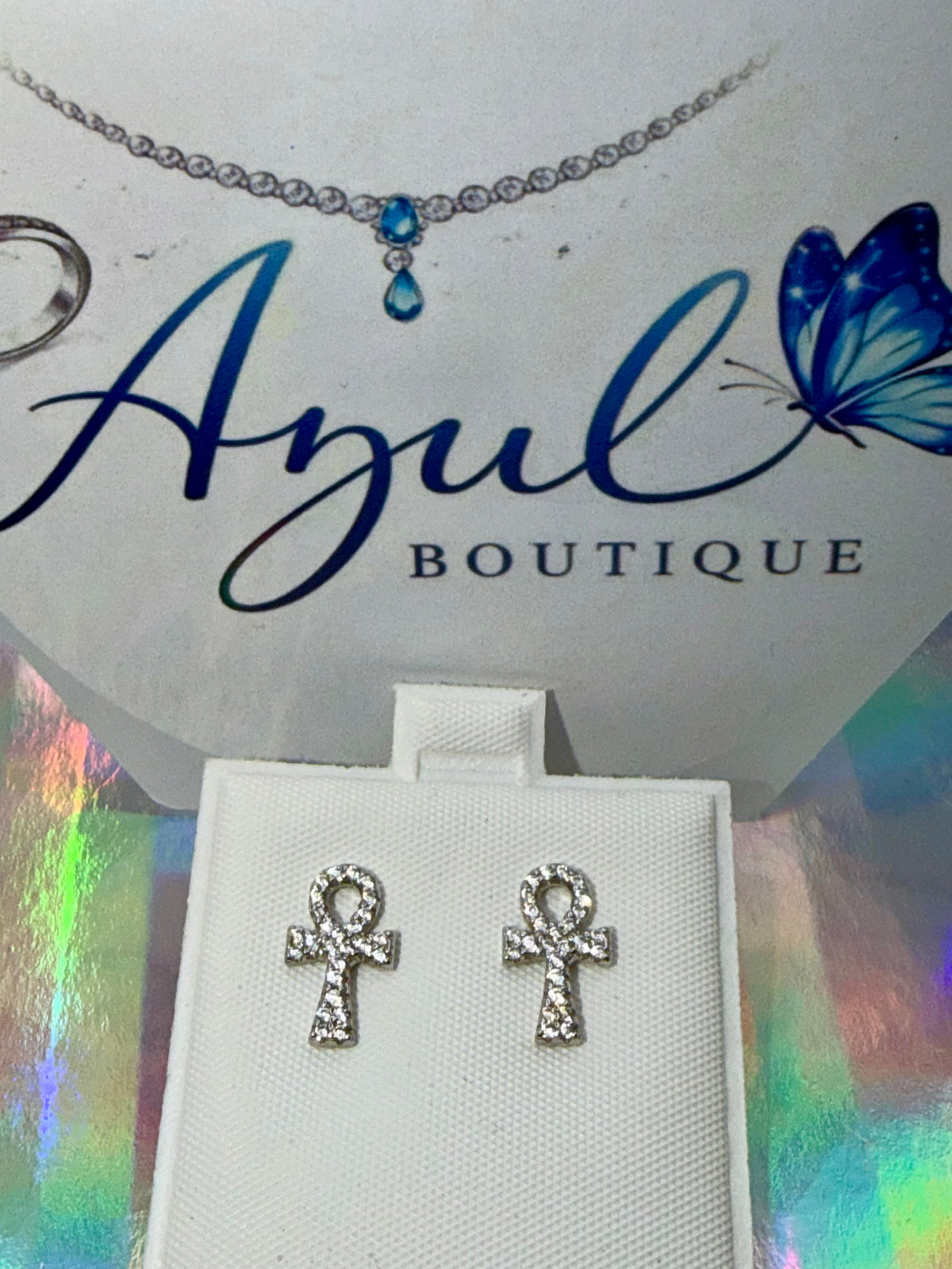 Egyptian stud earrings